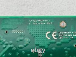 Solarflare Sf432-9024-r1 Quatre Port 10 Go Sfp+ Pcie 3.0 Serveur Adapter Card