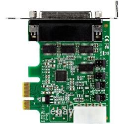 StarTech.com Carte Adaptateur Série RS232 PCI Express 4 ports PCIe Série DB9