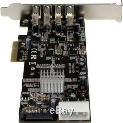 Startech. Com 4 Port Quad Bus Pci Express Pcie Superspeed ​​usb Adapter Card 3.0