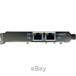Startech Double Port Pci Express Ethernet Gigabit Pcie Adaptateur Carte Réseau Poe /