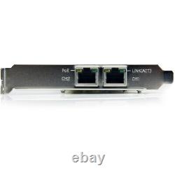 Startech Dual Port Pci Express Gigabit Ethernet Pcie Carte Réseau Adaptateur Poe/