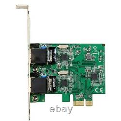 Startech.com Double Port Gigabit Pci Express Carte D'adaptateur Réseau Pcie