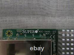SuperMicro AOC-S40G-i2Q Double Port QSFP+ Adaptateur Réseau PCI-E 3.0 40Gbps LP D'Occasion