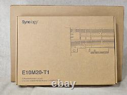 Synology carte adaptateur Ethernet 10 Gb et M.2 E10M20-T1, RJ-45 10 GBASE-T