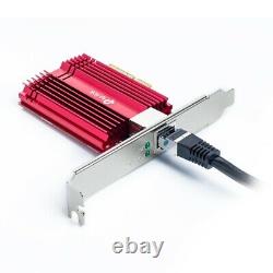 Tp-link Tx401 Gigabit 10g Pcie 3.0 Adaptateur De Carte Réseau De Fente Bracket À Faible Profil