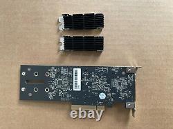 Used Synology M2d18 Pci Adaptateur Card For Synology Cache 2 X M. 2